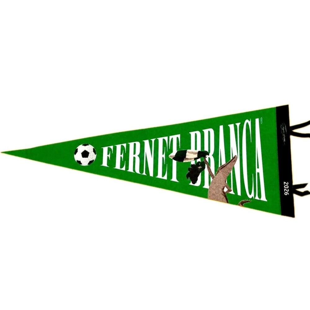 NEW Fernet Branca World Cup 2026 Limited Rare Pennant Soccer Flag Collectible